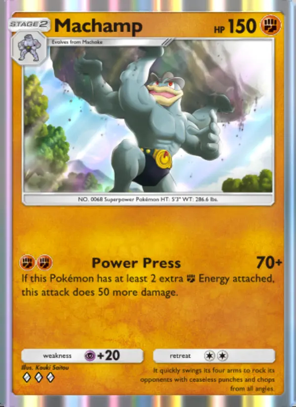 Image of the card Machamp