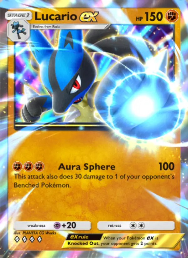 Image of the card Lucario ex