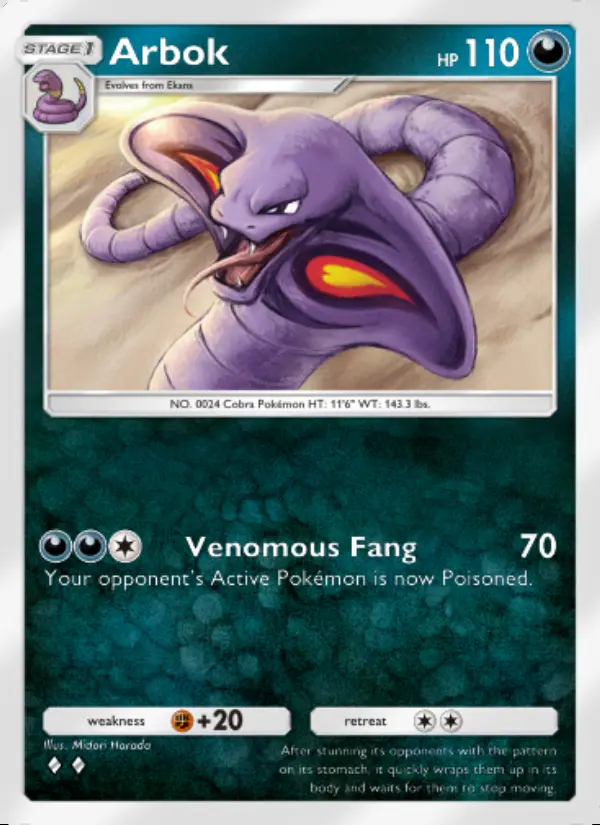 Image of the card Arbok