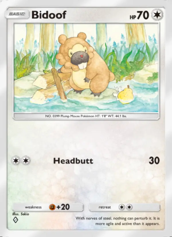 Image of the card Bidoof