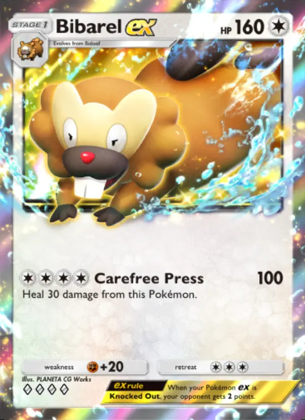 Image of the card Bibarel ex