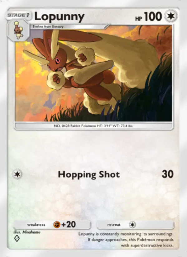 Image of the card Lopunny