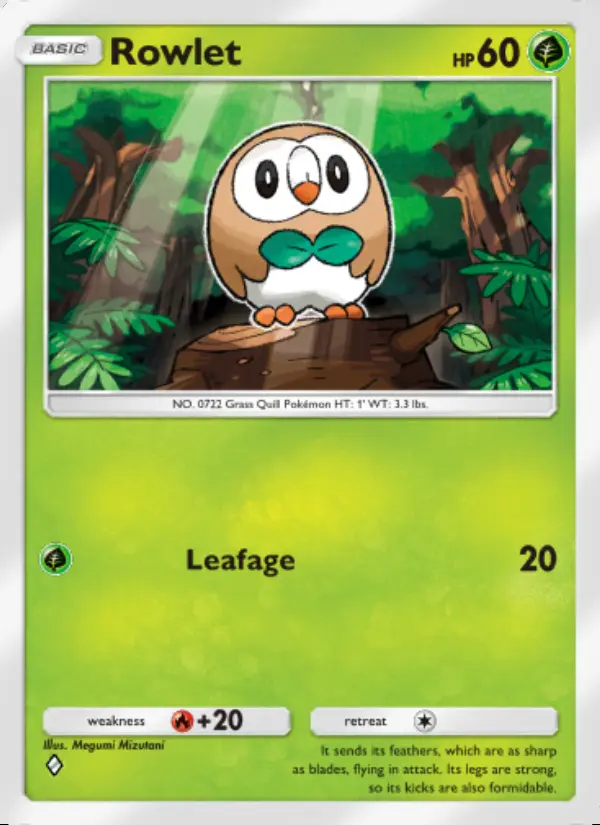 Image of the card Rowlet
