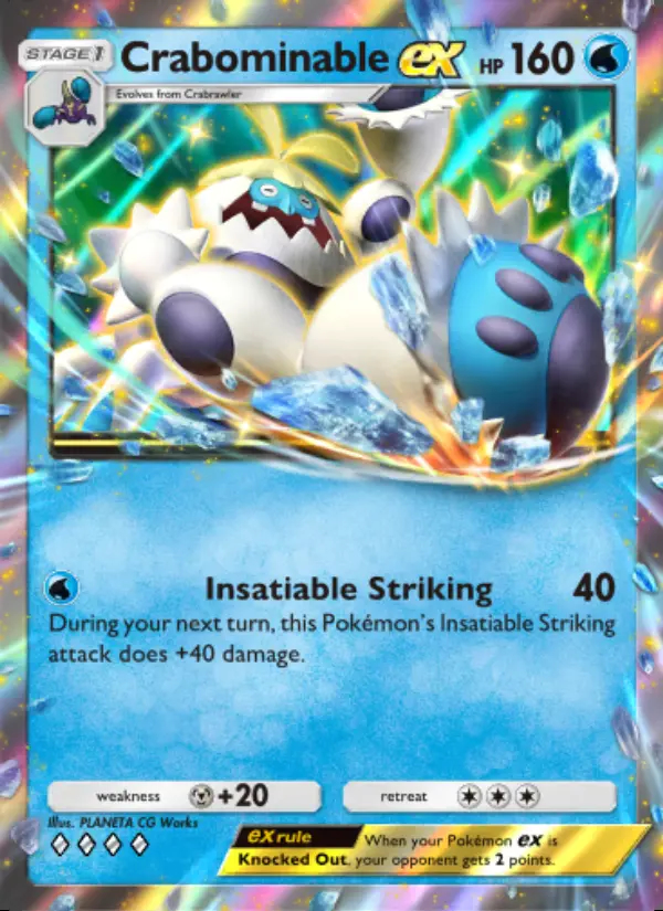 Image of the card Crabominable ex