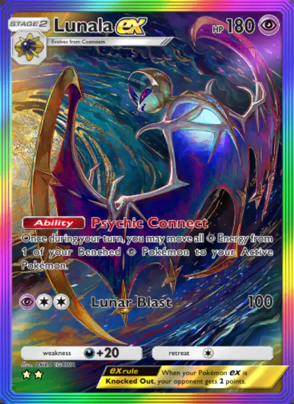 Image of the card Lunala ex