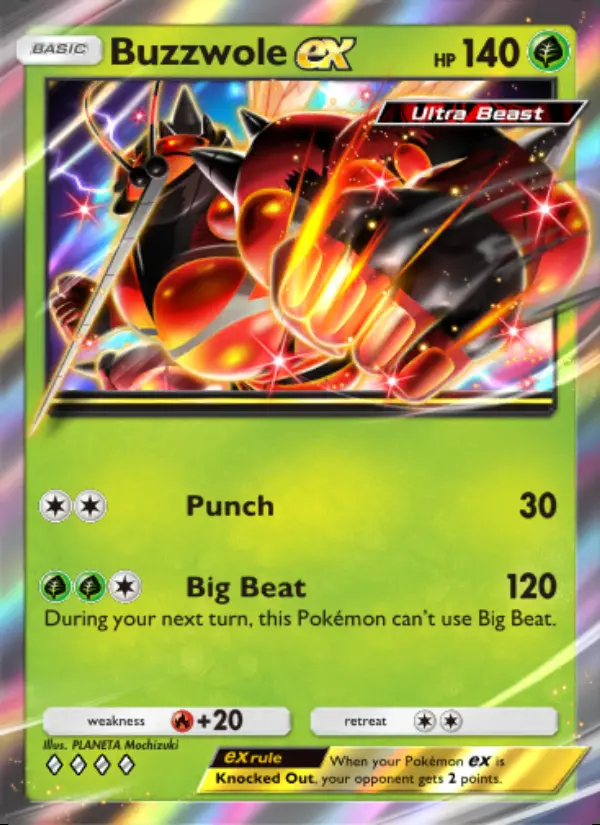 Image of the card Buzzwole ex
