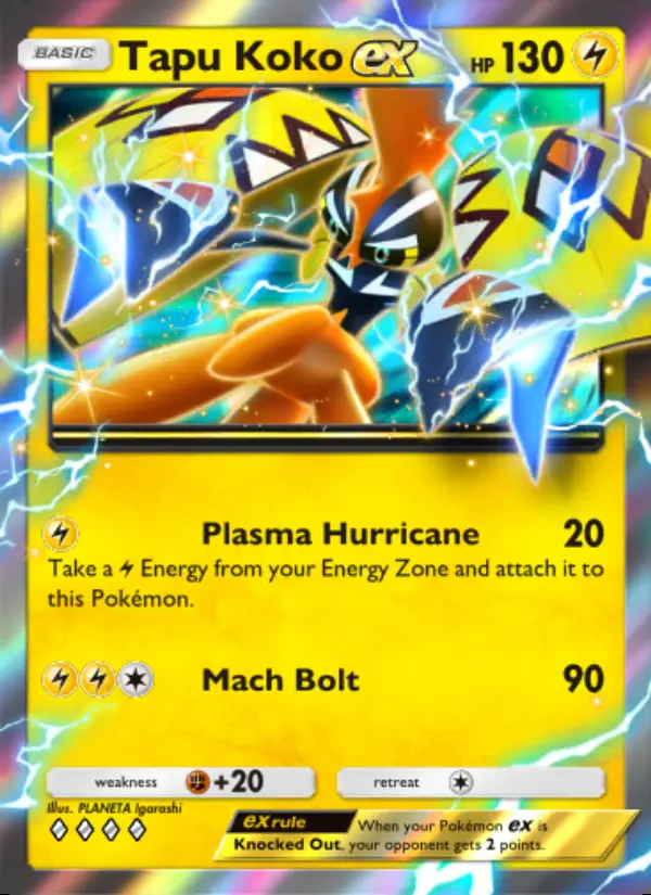 Image of the card Tapu Koko ex