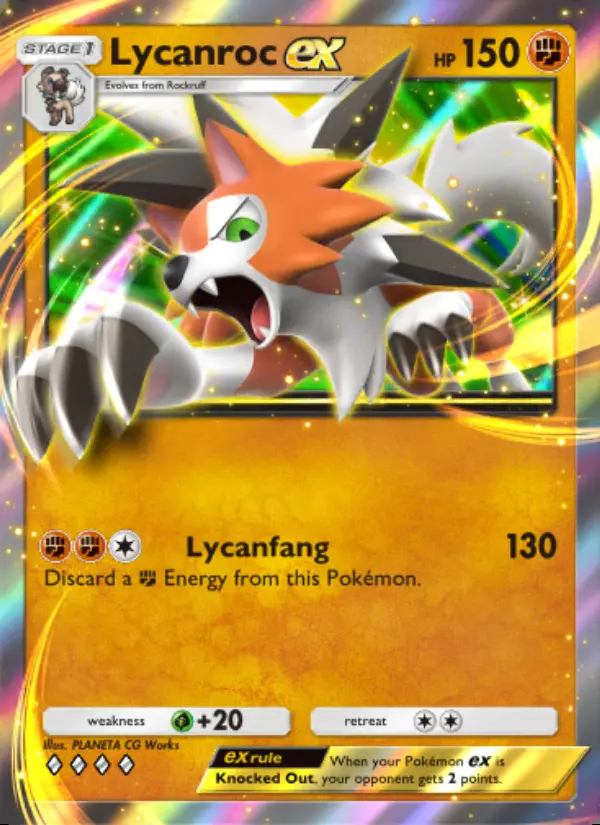 Image of the card Lycanroc ex