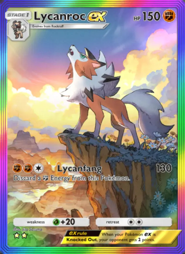 Image of the card Lycanroc ex
