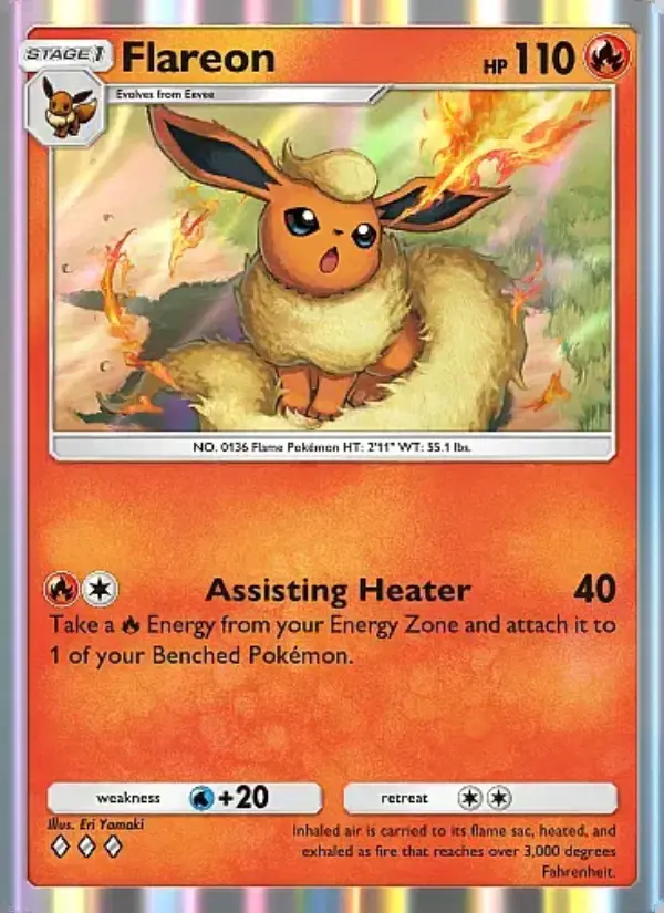 Image of the card Flareon