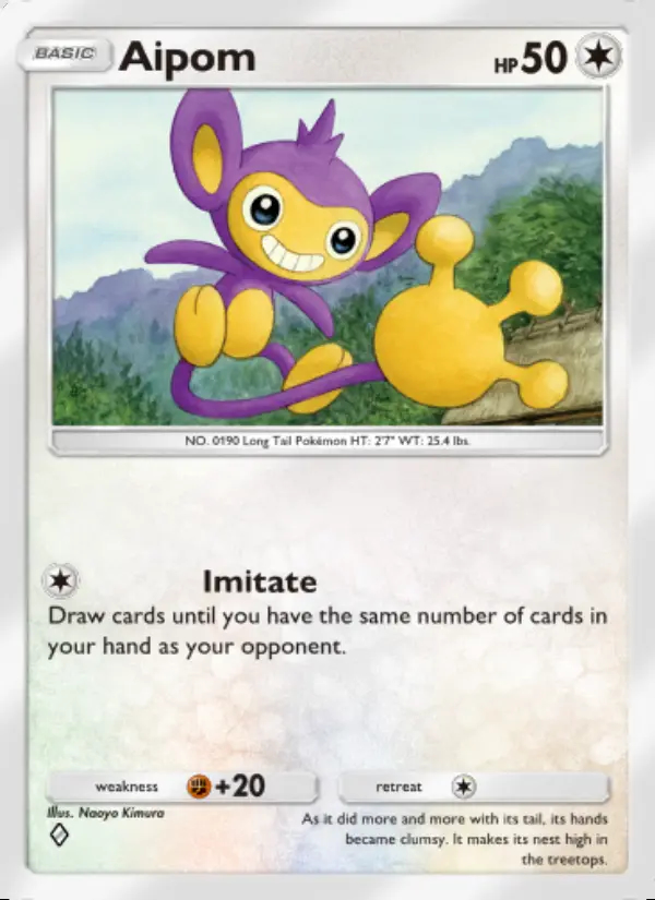 Image of the card Aipom