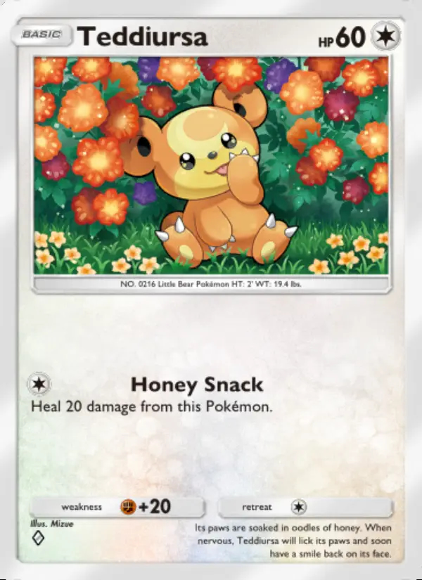 Image of the card Teddiursa
