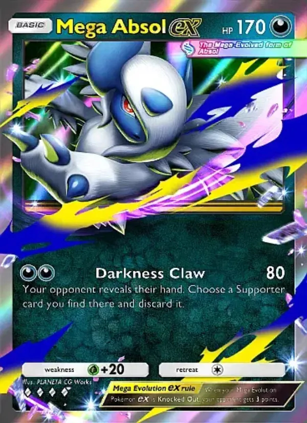 Image of the card Mega Absol ex