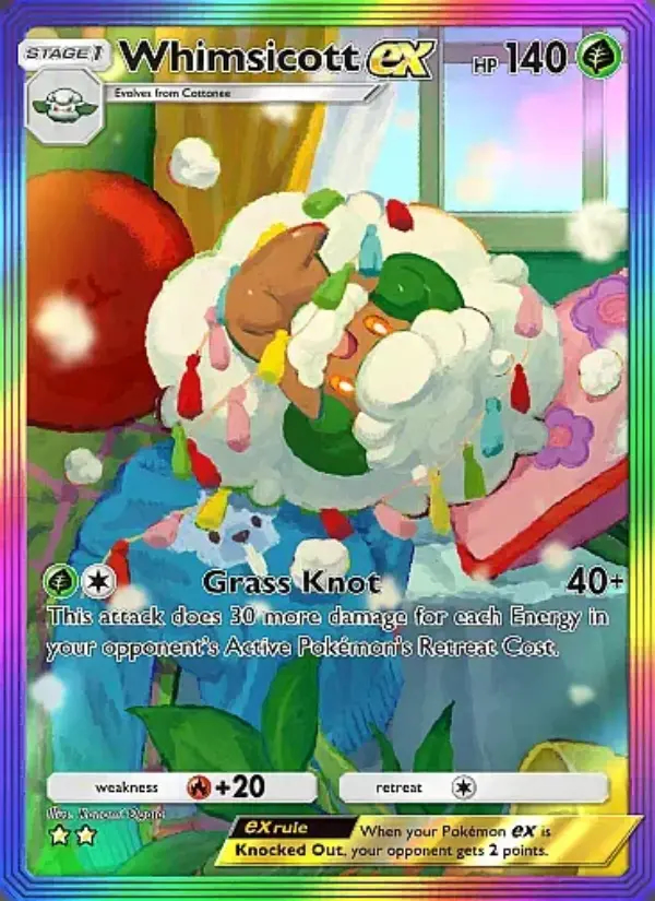 Image of the card Whimsicott ex