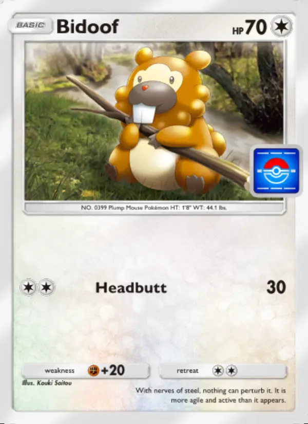 Image of the card Bidoof