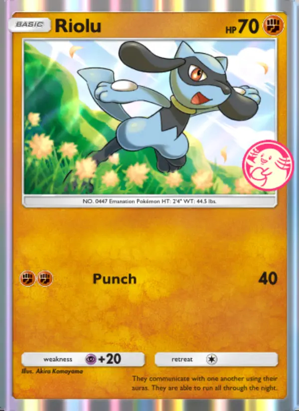 Image of the card Riolu