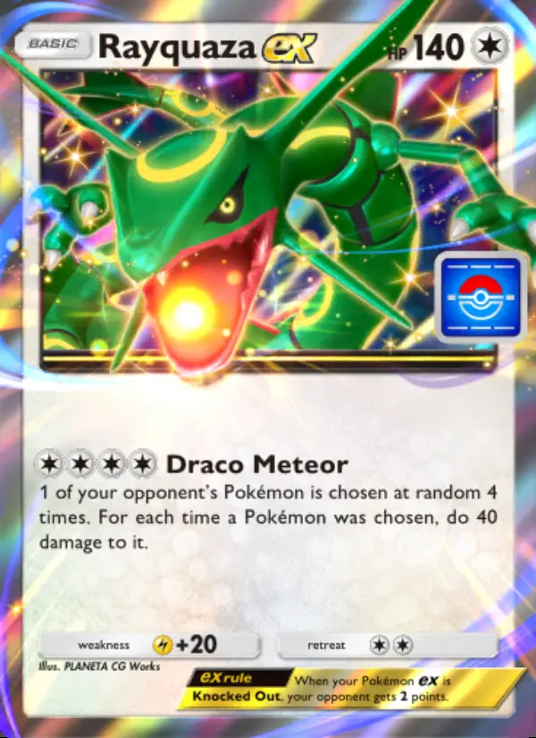 Image of the card Rayquaza ex