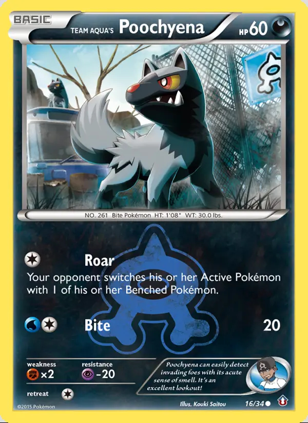 Image of the card Team Aqua's Poochyena