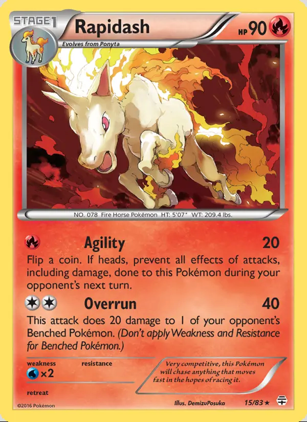 Image of the card Rapidash