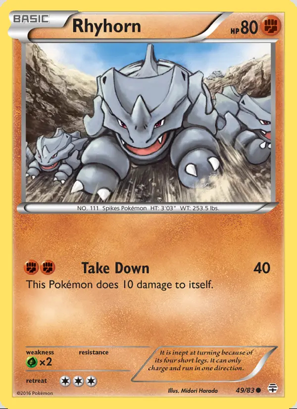Image of the card Rhyhorn
