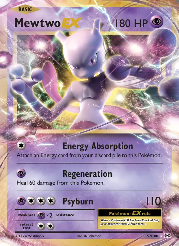 Image of the card Mewtwo EX