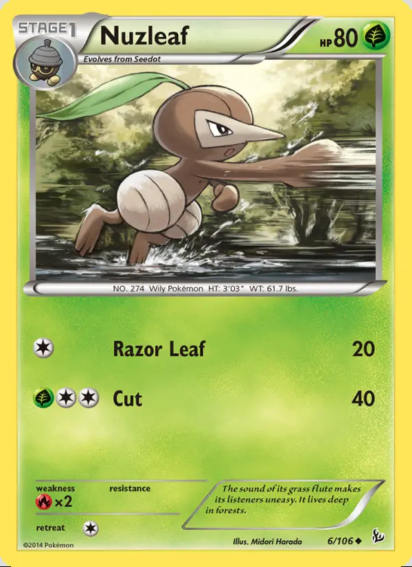 Image of the card Nuzleaf
