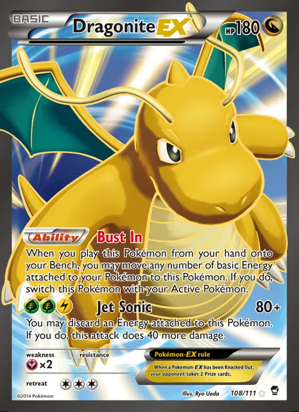Image of the card Dragonite EX