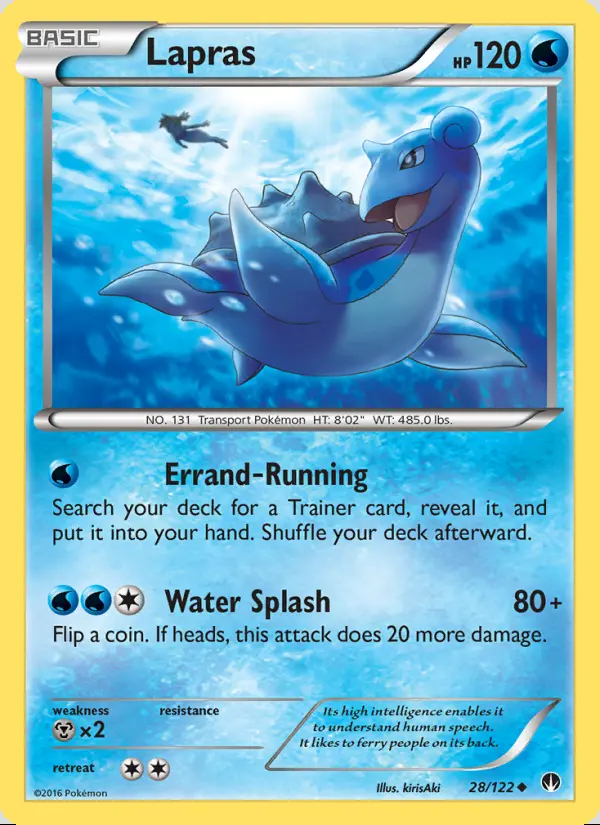 Image of the card Lapras